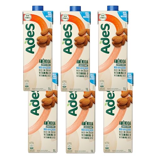 Pack de Ades Seeds Amendoas Saa 1L 6 unidades