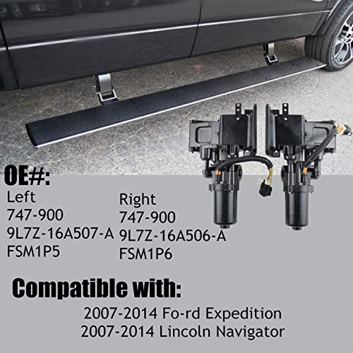 image for GELUOXI Pair Left & Right Power Running Board Motor Assembly with Brac