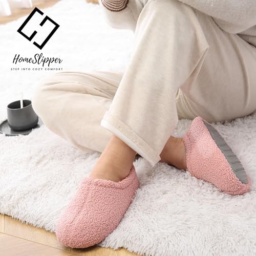 Home Slipper Memory Foam Slippers for Women Curly Fuzzy Bedroom House Shoes Non-slip Indoor Slipper Booties2