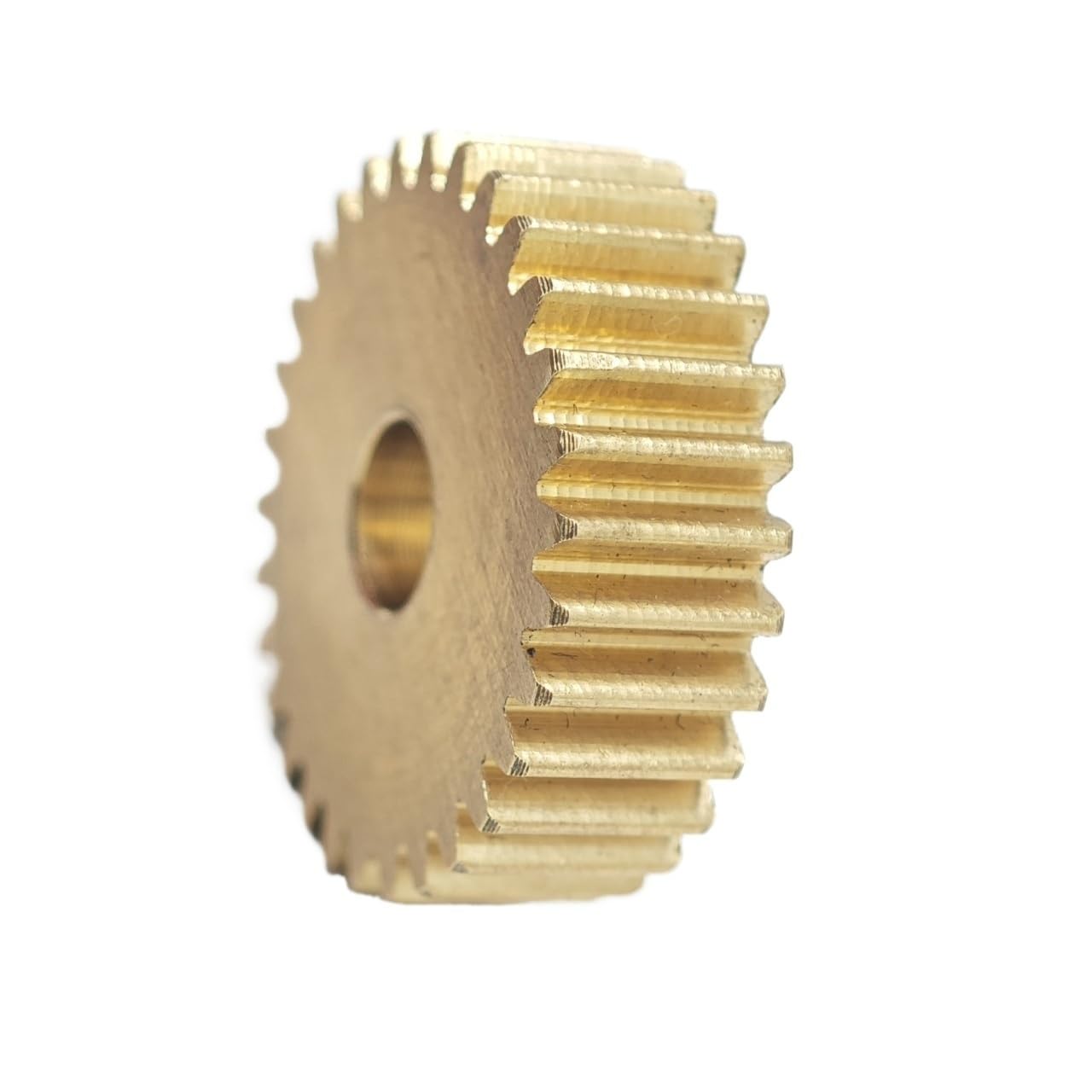 Pignon cylindrique en laiton 0,6M 116T, diamètre extérieur 70,8 mm, épaisseur 5 mm, denture droite, module 0,6, engrenage droit à 116 dents Mécanique(20mm bore)