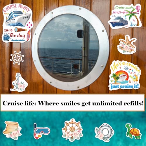 Decoraciones magnéticas para puerta con tema marítimo 30 piezas miniatura 4