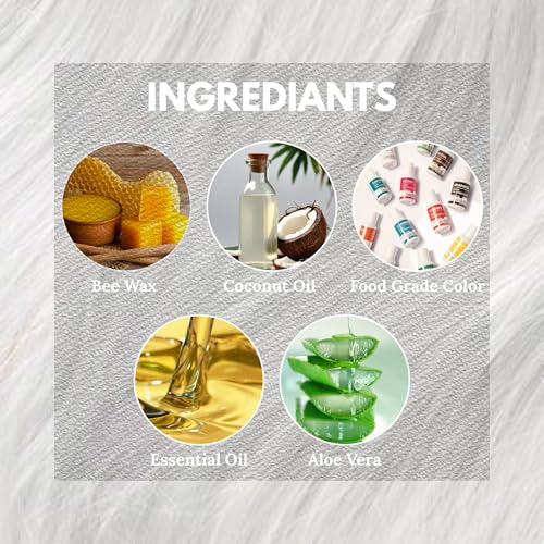 Image of Temporay Hair Color Wax | Metallic Shine | For Men & Women | DIY Instant Hair Color | Temporay Color 1 Day 1 Wash | No Ammonia, Bleach & Damage | Chalk White - 100 gram
