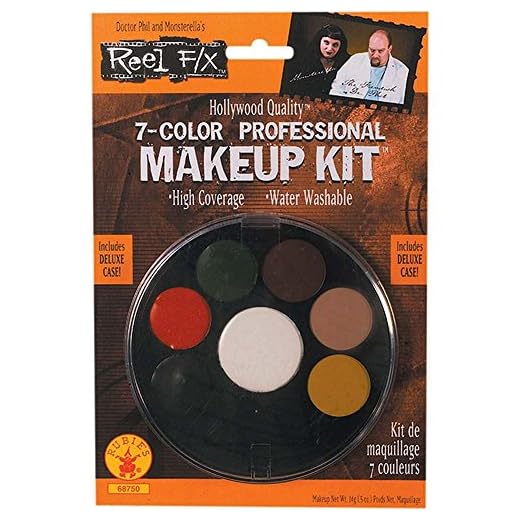 7 Color Professional Makeup Kit Reel F/X Halloween Costume Makeup