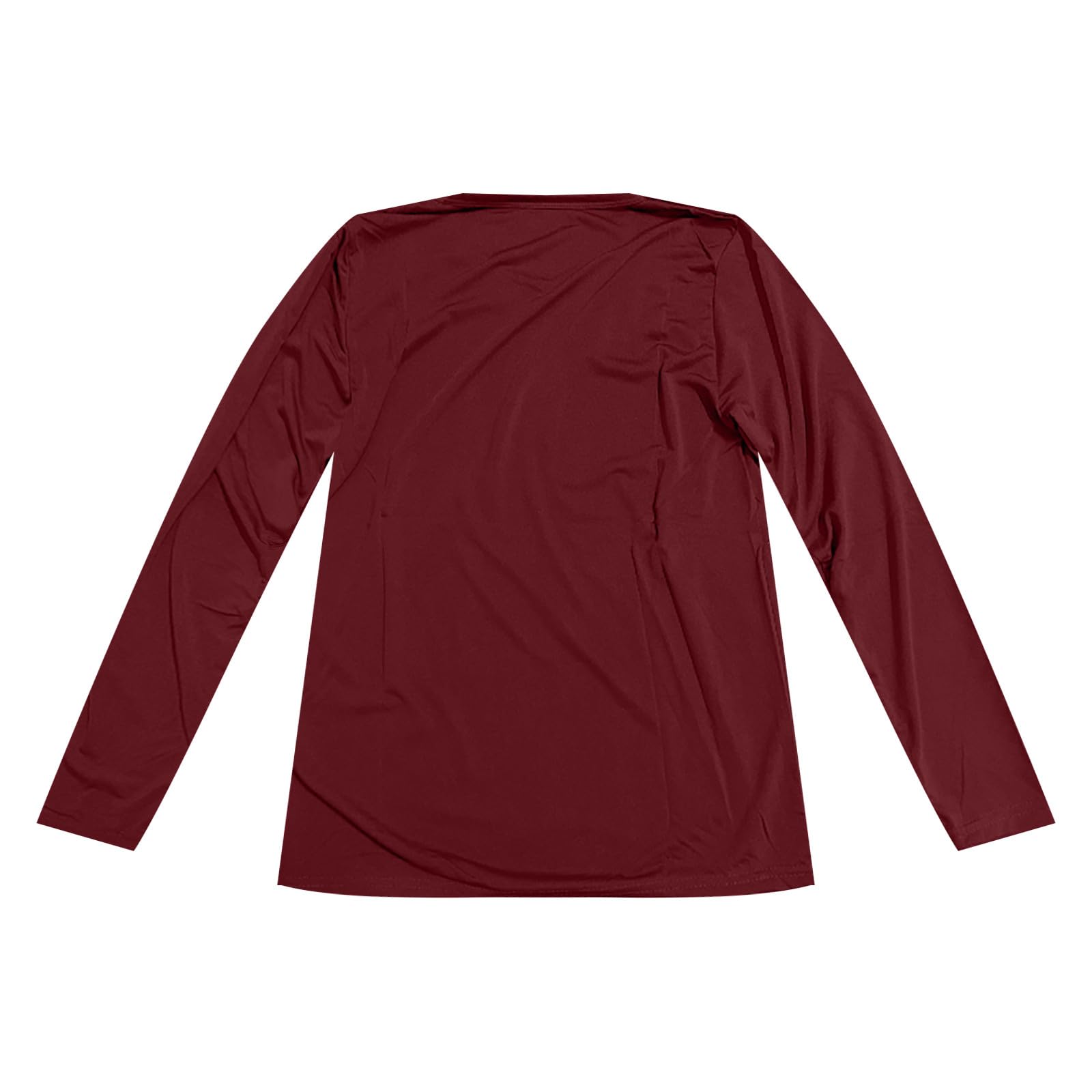 2026 T-shirt léger à manches longues avec col en V pour homme Coupe ajustée