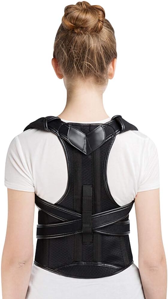 Straight Back Posture Corrector,Adjustable Full Back & Shoulder Support for Men and Women - Kids Hunchback (Size : M)