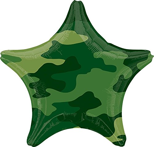 Army Tank And Jet Fighter Camouflage Party Supplies Birthday Balloon Bouquet #TOP6