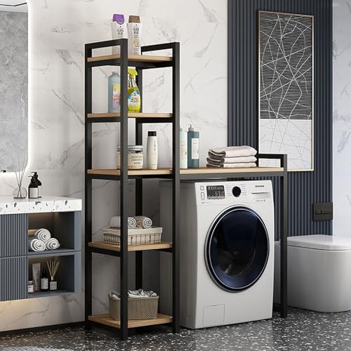 Étagère salle de bain au-dessus machine à laver gain de place