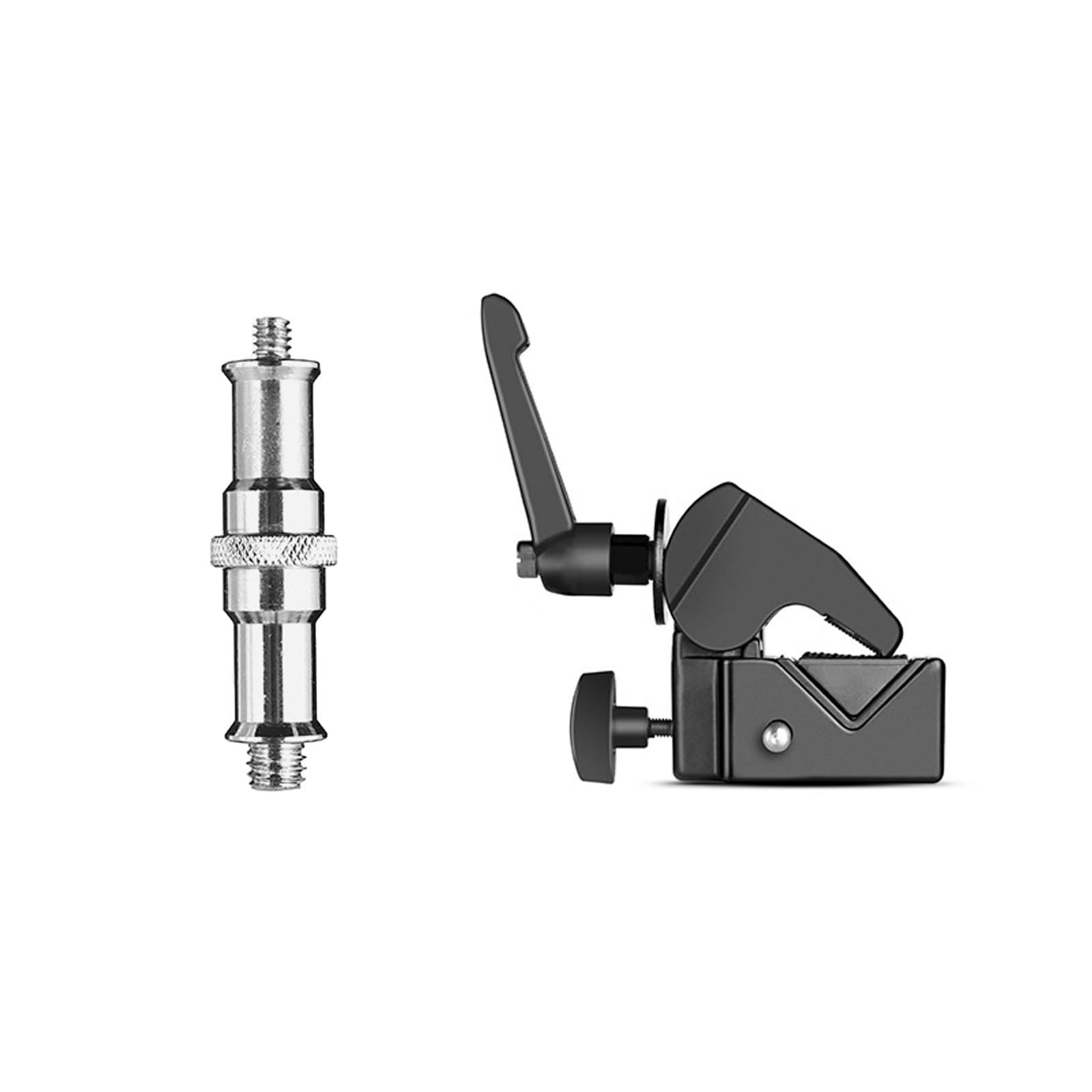 Professionelles Fotostudio-Klemmen-Set mit 1,6 cm Bolzen und 5,3 cm Backenkapazität für Kamera-Beleuchtungshalterungen