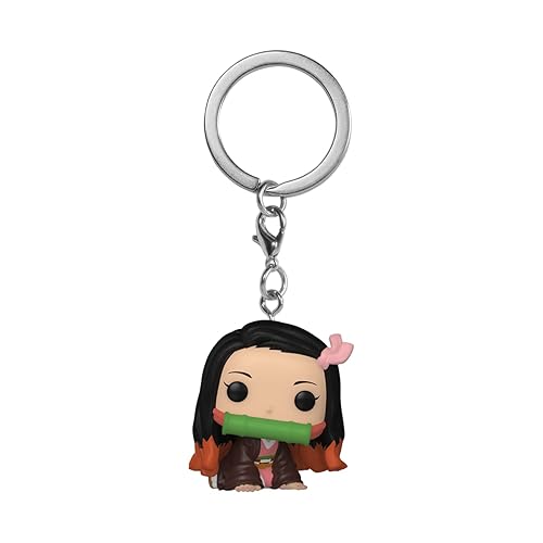 Funko POP! Keychain: Demon Slayer - Nezuko Novelty Keyring - Collectable Mini Figure - Stocking Filler - Gift Idea - Official Merchandise - Anime Fans - Backpack Decor - Standard - Multicolor