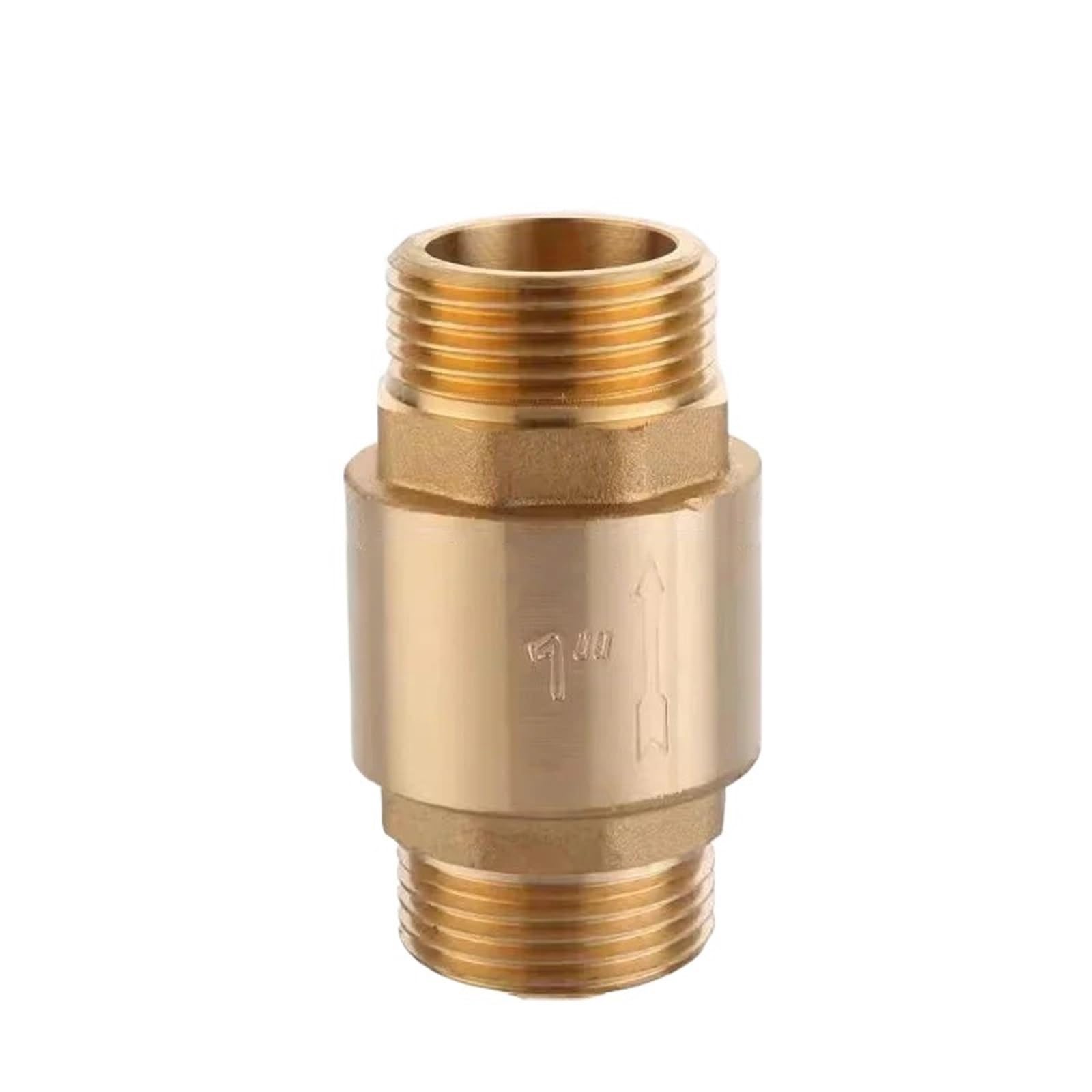 1/2" 3/4" 1" Brass Vertical Lift Spring Check Valve 1-Way Non-Return Valve(BSP1 Male)