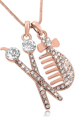 Hairdresser Jewelry Necklace for Women, Christmas Birthday Gifts for Hair Stylists