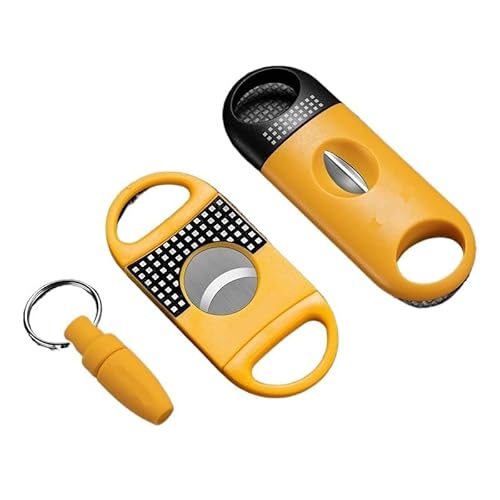 JDIME Cigarrskärare, metalltillbehör med stans och stativ, bärbar legering verktygskollektion (A)