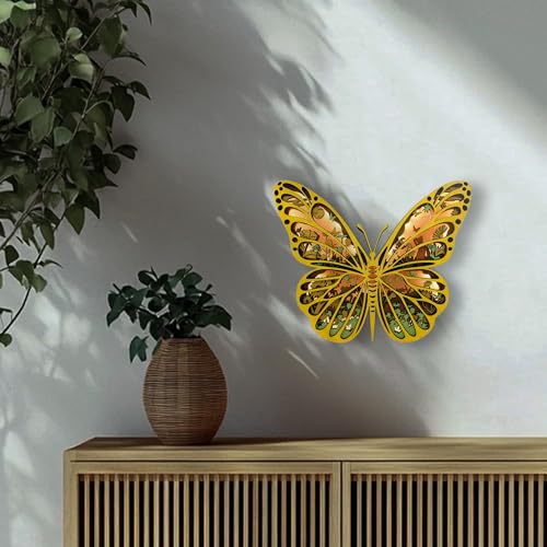 Image of LED Night Light Wooden Wall Decor, 3D Wood Sculpture, Statue for Indoor Bedroom Living Room, Centerpieces for Tables, Modern Art Handmade Crafts