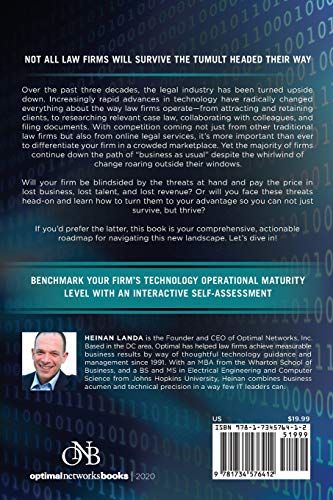 Optimal Networks Books 9781734576412 The Modern Law Firm: How To Thrive In An Era Of Rapid Technological Change thumb #1