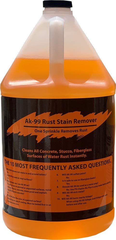 Auto Kare AK99 1G Rust Remover - Industrial Strength, Fast-Acting, 1 Gallon, 4-Pack Case