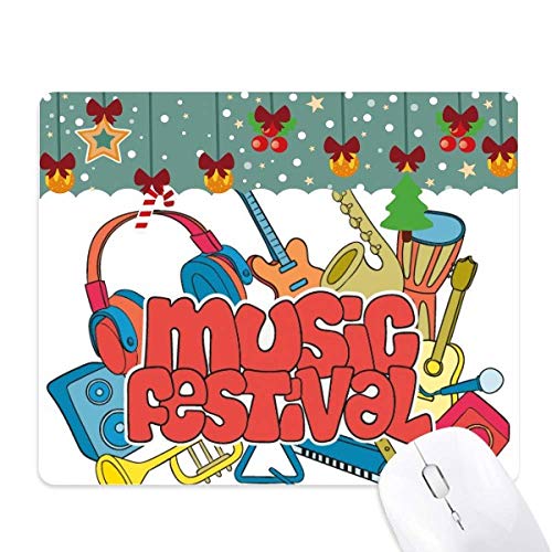 Tapis de souris festival de musique guitare pour bureau gaming rock