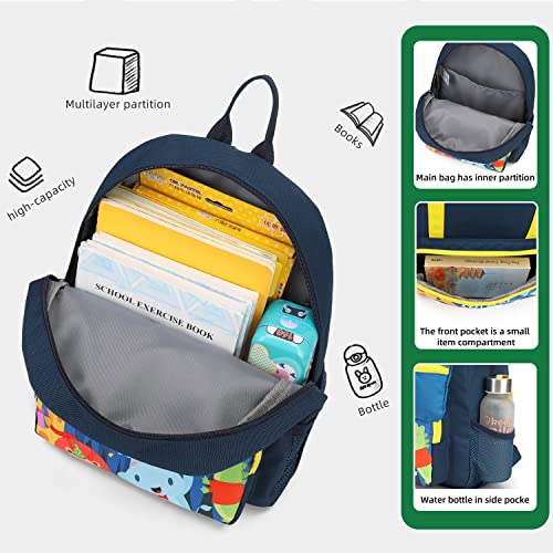 Cute Dinosaur Kids backpack for Girls Boys Preschool kids 3-5 Toddler(Giraffe)4