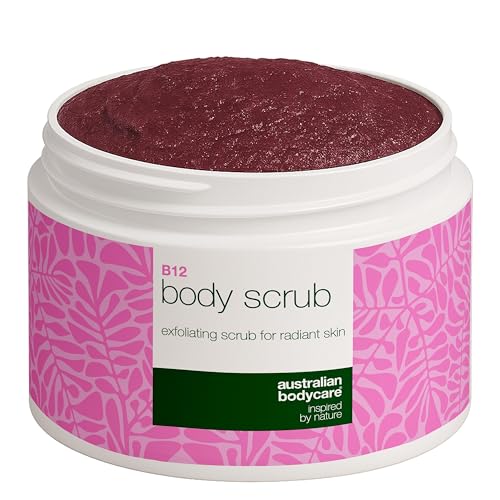 Exfoliante Corporal con Vitamina B12 para piel seca y opaca – Exfolia suavemente, hidrata y renueva con Vitamina B12 y polvo de hueso de albaricoque