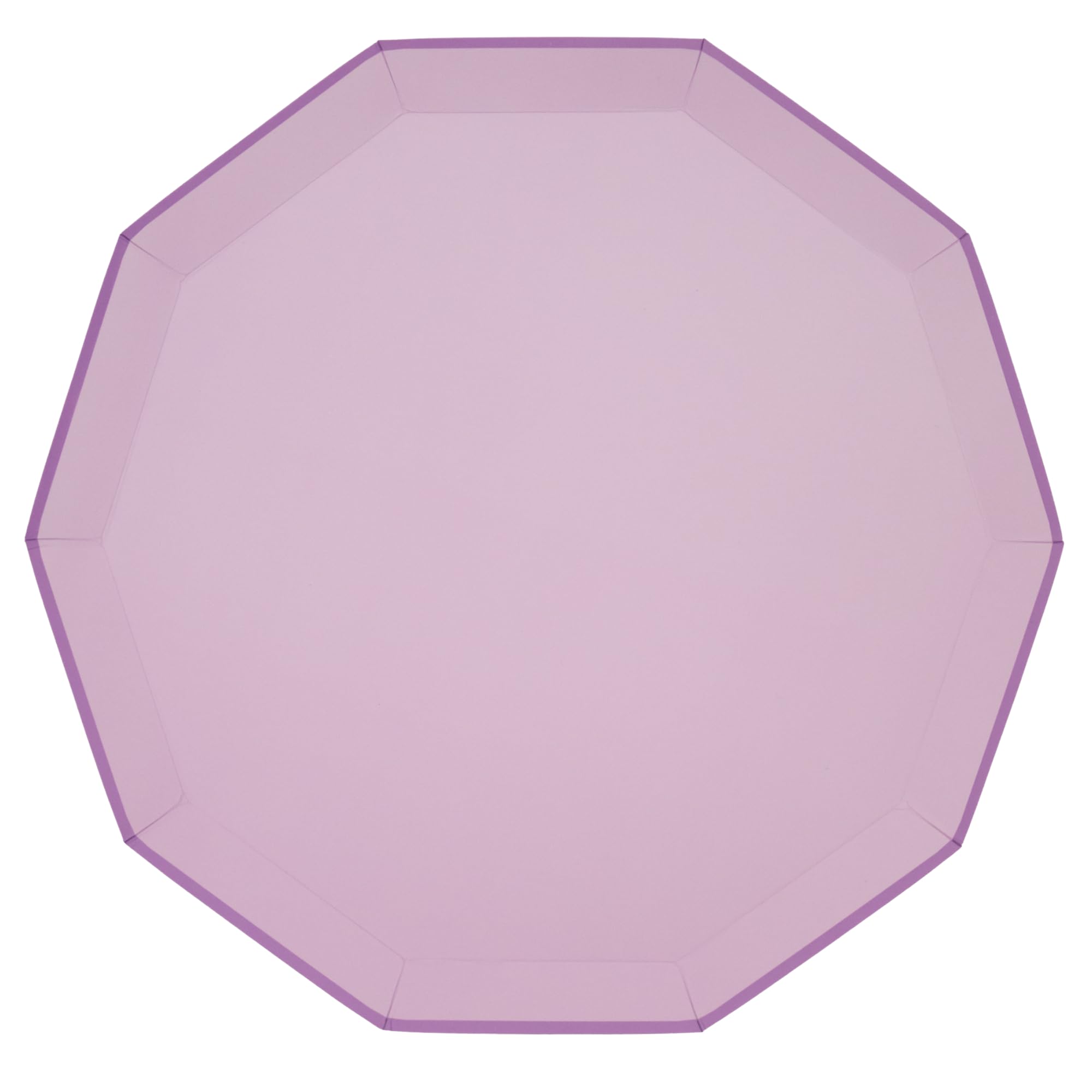 Bonjour Fete Lilac Purple Paper Party Plates | Disposable Plates For Holiday, Easter, Butterfly, Fairy | Sturdy Dinner Plates| Premium Party Supplies | Happy Birthday Decorations | Pack of 8, 10.5