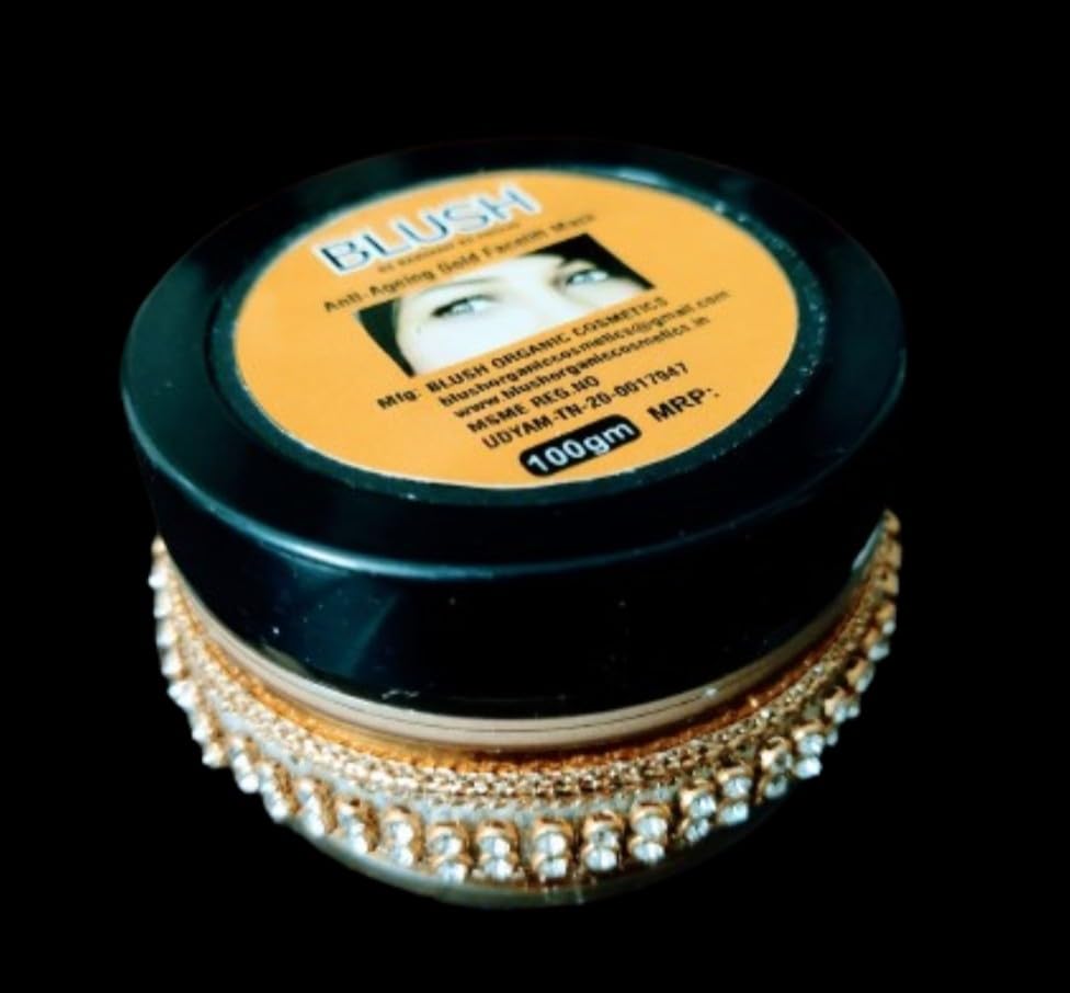 BLUSH ANTI-AGEING GOLD SHIMMER MASK (CHEMICAL FREE) AN INSTANT NOTICEABLE YOUTHFULL SKIN AT VERY FIRST APPLICATION(BUY ONE GET ONE)