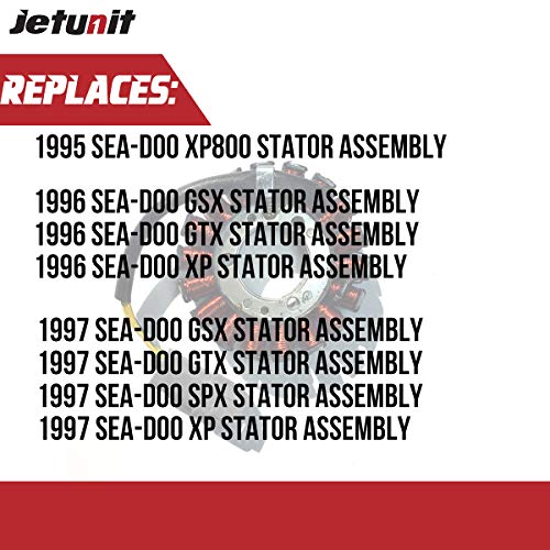 Jetunit Stator for Seadoo Jetski 420886588 GSX/GTX/SPX/XP/LRV/RX/RXX/Sportster LE 1995 1996 1997 1998 1999 2000 2001 2002 2003