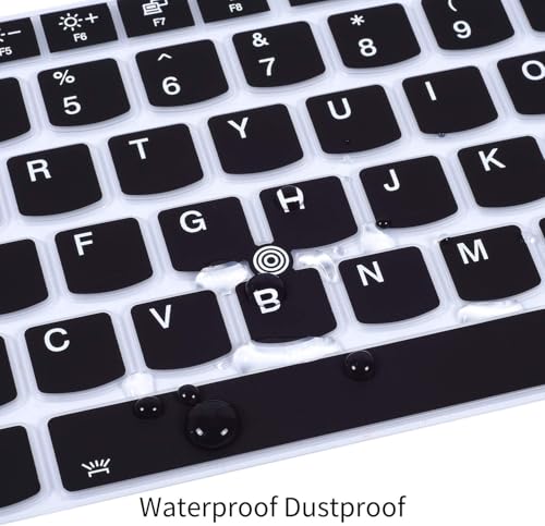 Image of OJOS Keyboard Cover for Lenovo Thinkpad E15, L15, T15, P15, P52, P72, P53, P73, T15 Plus - Black