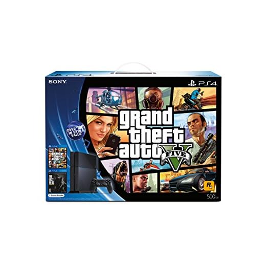 PlayStation 4 Black Friday Bundle - Grand Theft Auto V and The Last of Us Remastered