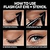 L'Oreal Paris Makeup Infallible Flash Cat Eye Waterproof Liquid Eyeliner, Black, 0.44 oz.