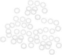 Vista 1 de uxcell Juntas tóricas de silicona, 0.276 in OD 0.157 in ID 0.059 in Ancho VMQ Junta de sello para válvulas de compresor reparación de tuberías