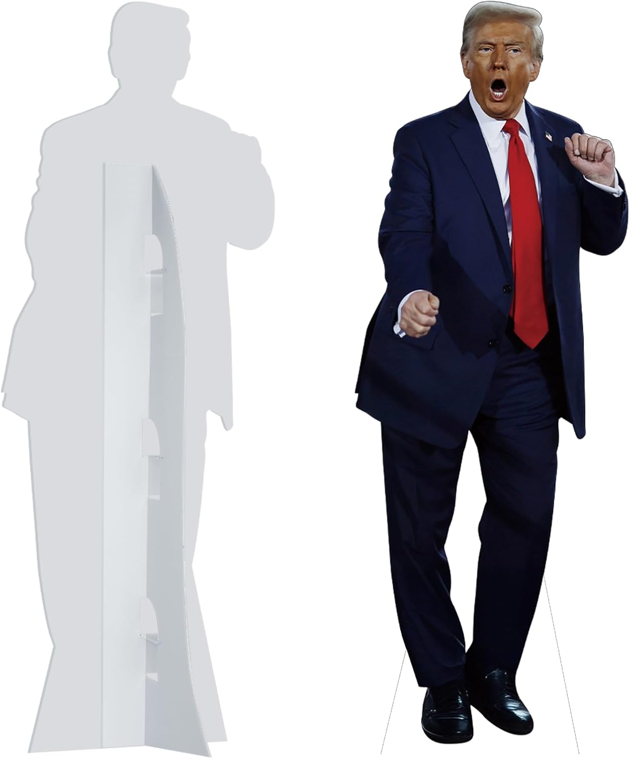 Life Size Cardboard Cutout Standup 6ft Donald Trump Standee Cuouts, for Party, Rallies, Celebration, President's Day, Events, Custom Cardboard Cutout, Perfect Trump Merch
