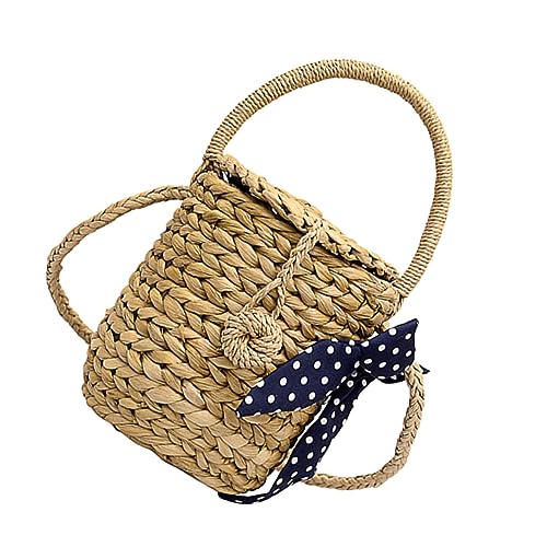 Sac à main paille sécurisé avec fermeture pour éviter les pertes