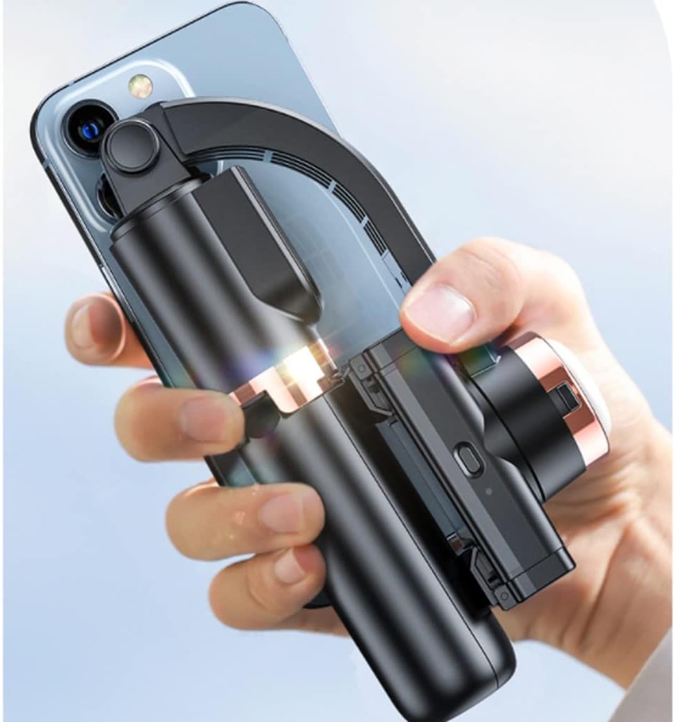 HBJWOV Handheld Automatic stabilizer Cell Phone Selfie Stick Shooting Photo Bracket Live Recording Video Artifact 360 Degrees