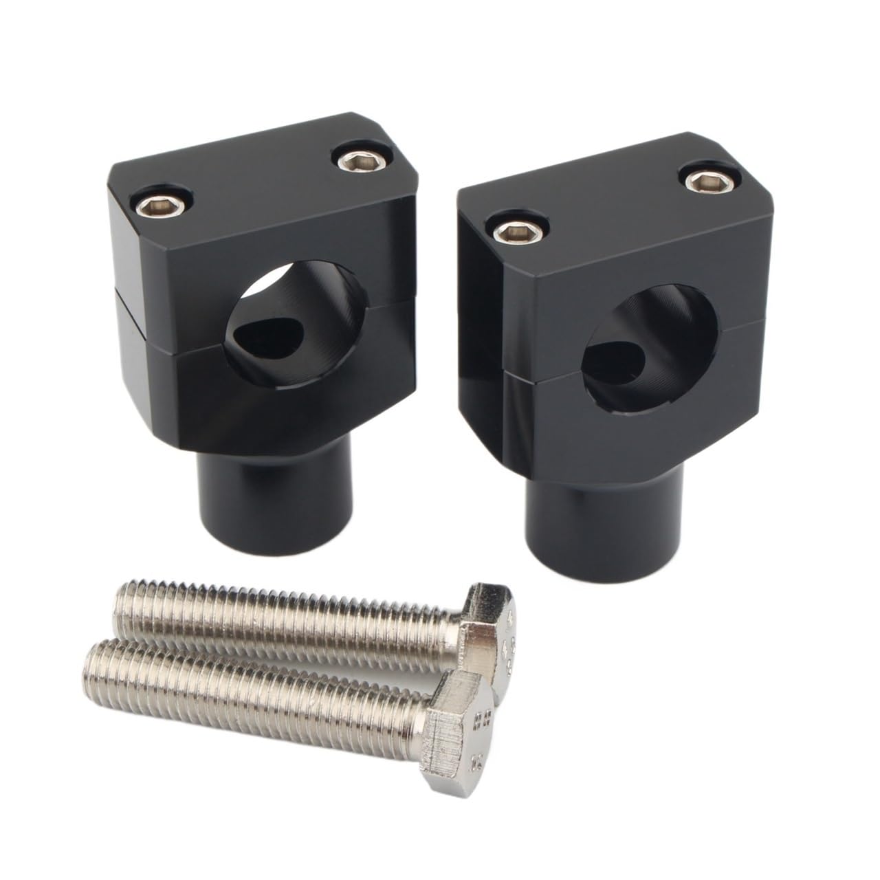 Elevador Manillar Adaptador Motocicleta Kit De Elevación Manillar con Abrazadera Fija 1" Y 25 Mm para Sportster, para Dyna, CBR, para Bobber para Chopper