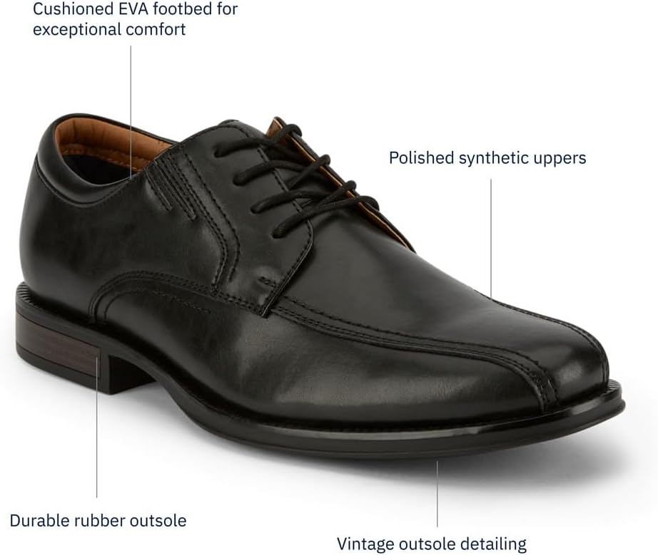 DOCKERS Mens Geyer Dress Run Off Oxford Shoe - Image 7