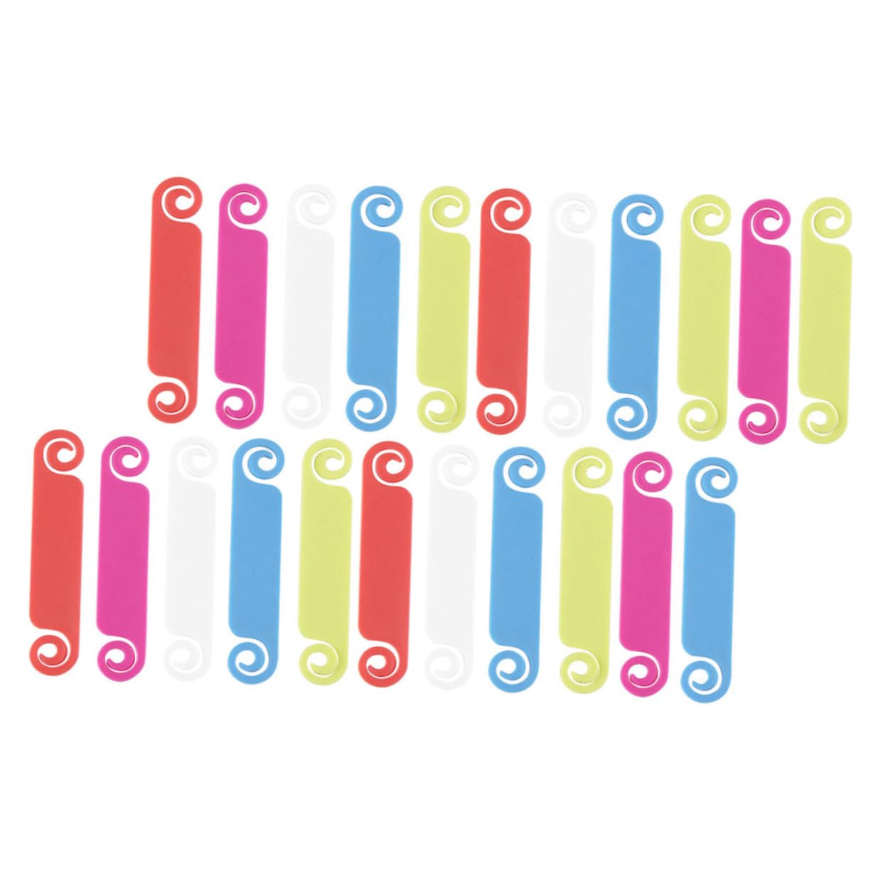 SHINEOFI 150pezzi Etichette Identificative Cavi Multicolore Etichette Per Gestione Cavi Usb e Alimentazione Pratiche e Riusabili Per Rete e Caricabatterie