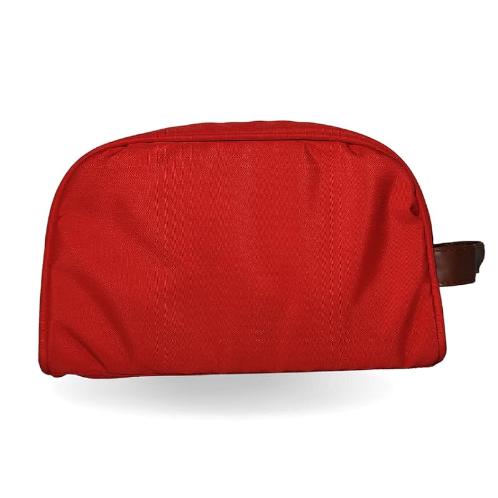 Multipurpose Faux Leather Detailing Pouch for Travel Red