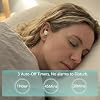 Invisible Sleep Earbuds, Bluetooth, Noise Reduction, Touch Control, 6H Playtime, Timer, Music and Sleep Mode, Sleeping Buds for Side Sleepers (Ivory)