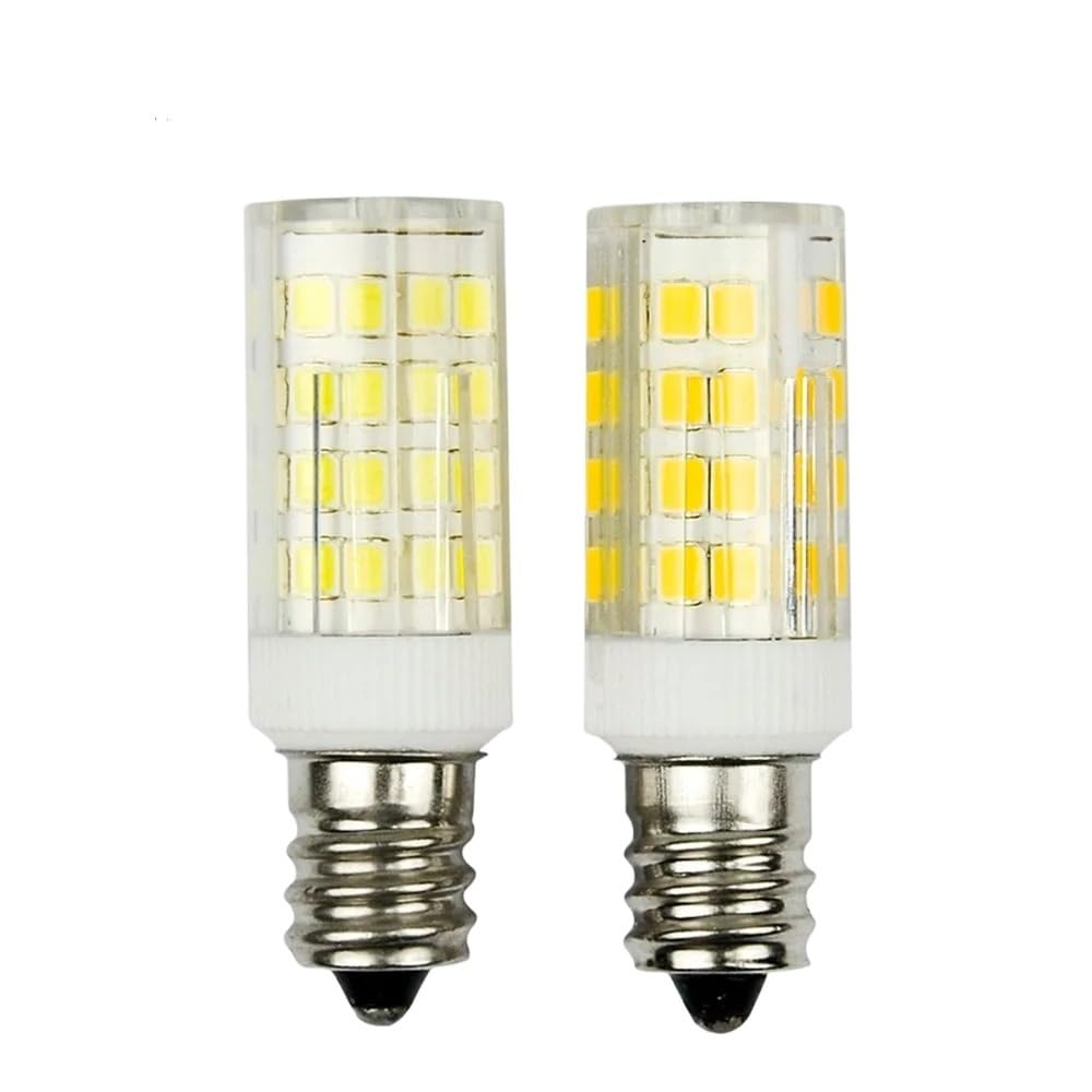 NXCVBNKZJ KJXP Lighting, 10-Pack, LED Corn Light Bulb AC220V E14/E12/G9/G4 3W SMD2835 51LED Home Decoration Lamp(Warm White,E12 3W LED)
