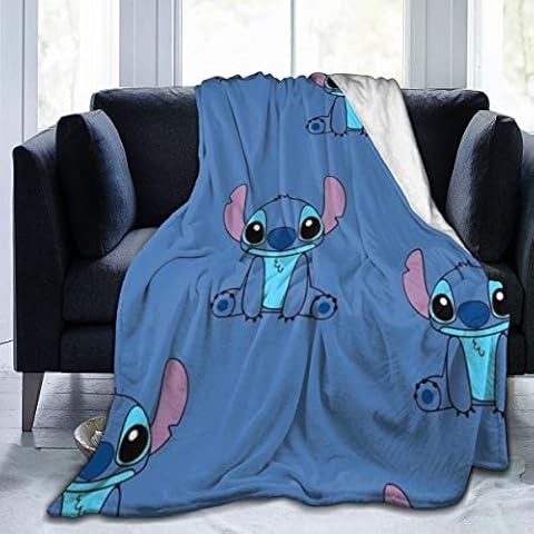 FASHIONDIY Lilo Stitch Blanket Oversized Warm Adult Super Soft Blanket With Soft Anti-pilling Flannel For Adults & Kids 3D Print 50"x40" Cover