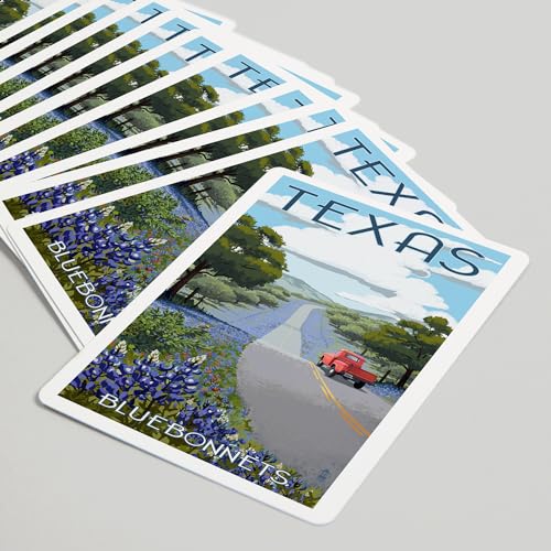 Lantern Press Texas, Baraja de 52 Cartas Póker miniatura 5