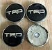 Produktbild 4 Stück 60mm Radlegierung Mittelkappen Für TRD, Hub Center Cap Logo Abzeichen Schwarz
