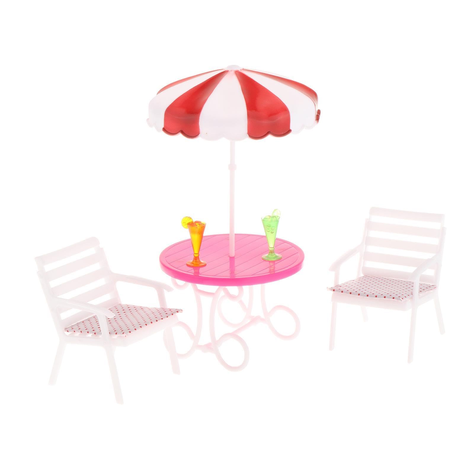 Doll Pool Play Set Birthday Gifts Swimming Pool Set for 30cm Dolls Kids Boys-image-42
