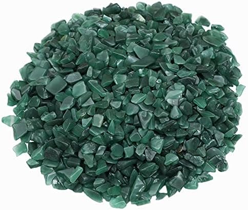 Miniatura 3 de Chips de cristal de aventurina verde a granel, piedras preciosas curativas naturales de forma irregular, piedra triturada Reik curativa, chips de
