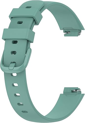 Miniatura 5 de Paquete de 5 bandas de silicona compatibles con Fitbit Inspire 3 para mujeres y hombres correas deportivas de repuesto ajustables para Fitbit