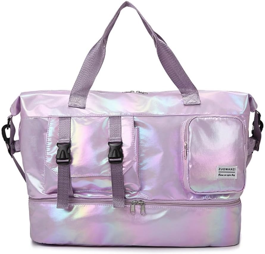 Spacious Sports Travel Bags with Breathable Shoe Storage Compartment Waterproof Oxford Fabric for Gym Hikers