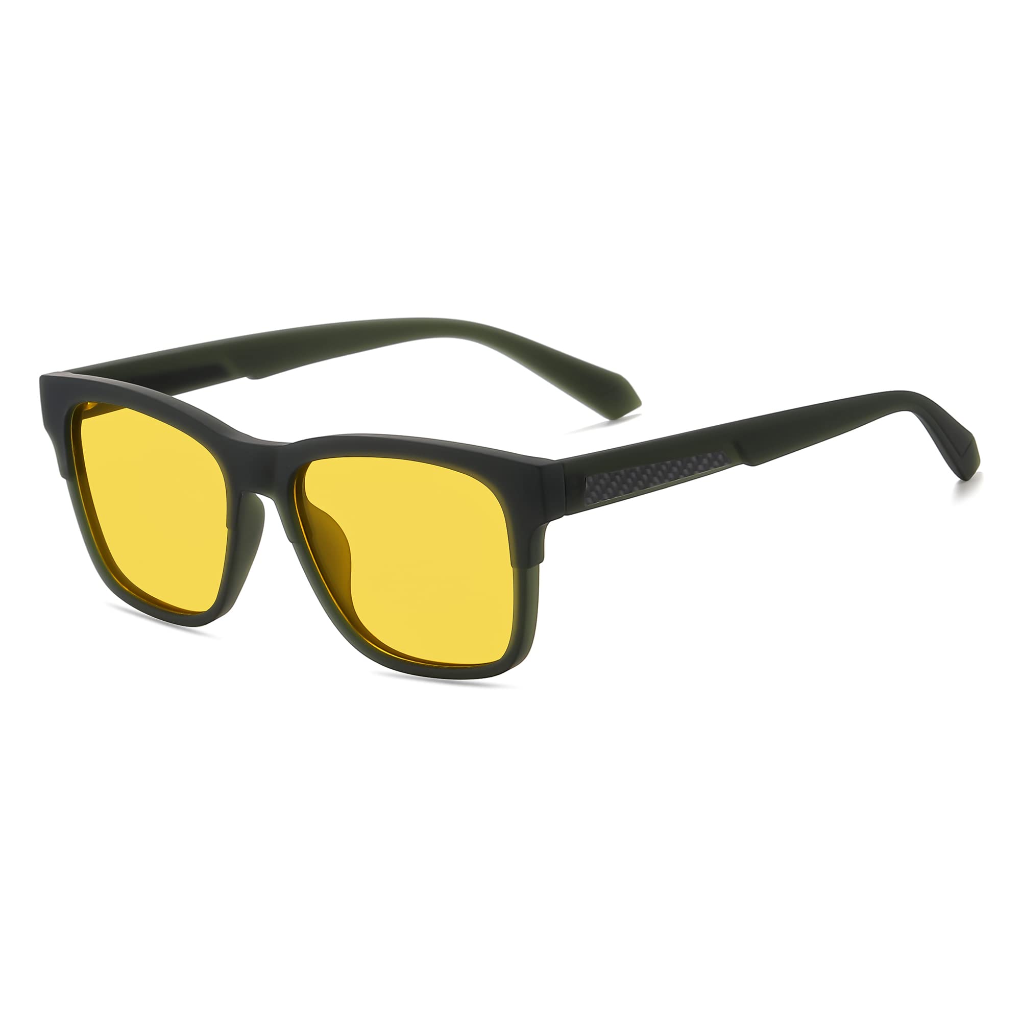 Cyxus Gafas de sol para hombre y mujer, cuadradas, polarizadas, protección UV400, para conducir, pescar, viajar