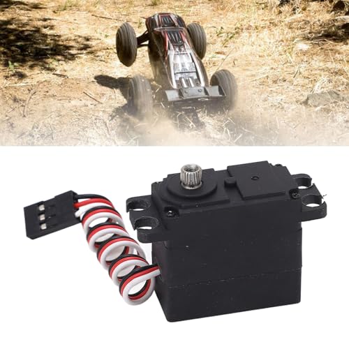 lvifloae Digitales RC -Servo 2,2 kg Hohe Genauigkeit Drehmoment Hochempfindlichkeit Metal Gear Servo Hochstärke Metallgetriebe MJX 16207 16208 16209 1/16 RC -Auto