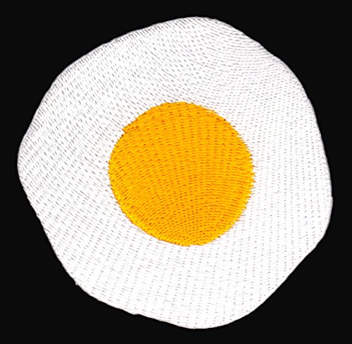 Preisvergleich Produktbild Spiegelei Aufnäher Bügelbild