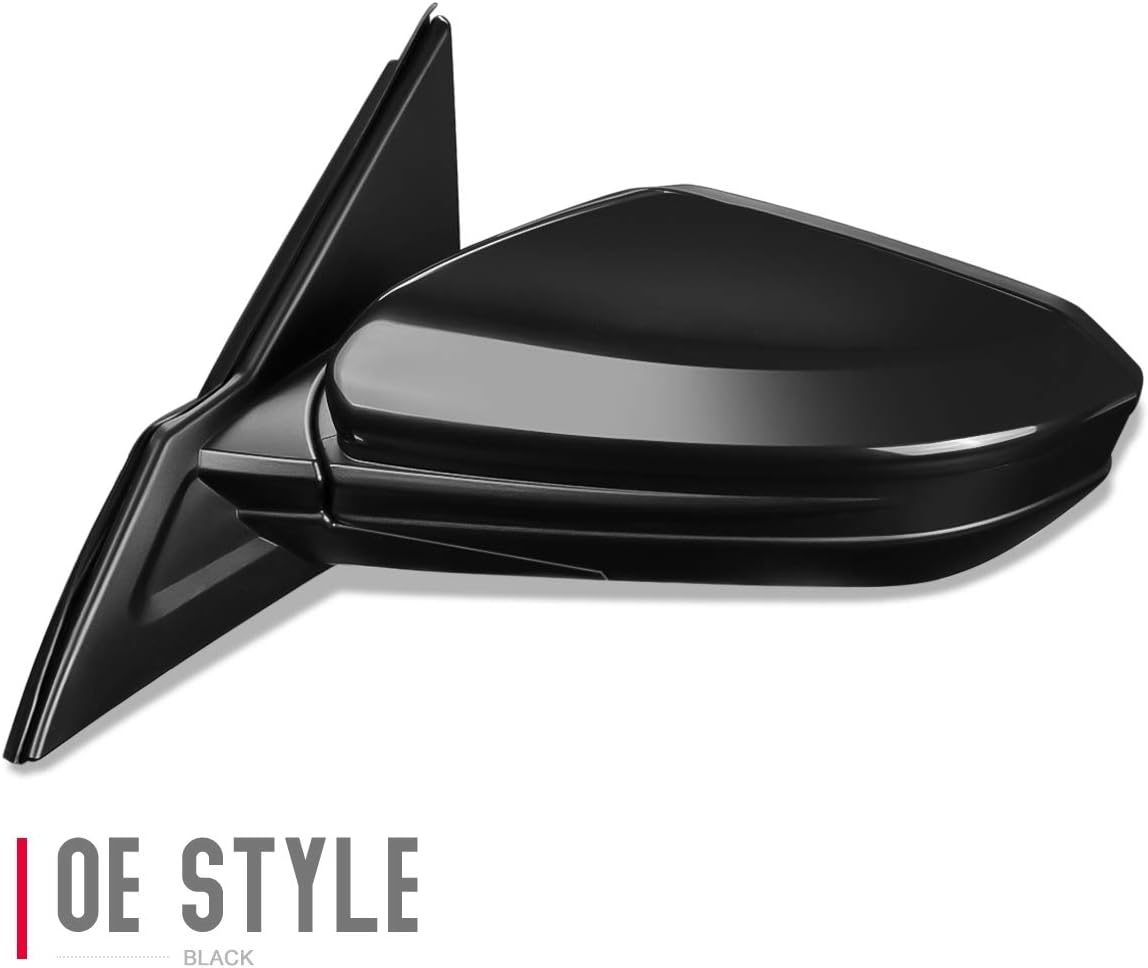 Auto Dynasty HO1320283 OE Style Powered Adjustment Driver/Left Side View Door Mirror Compatible with Civic 16-20