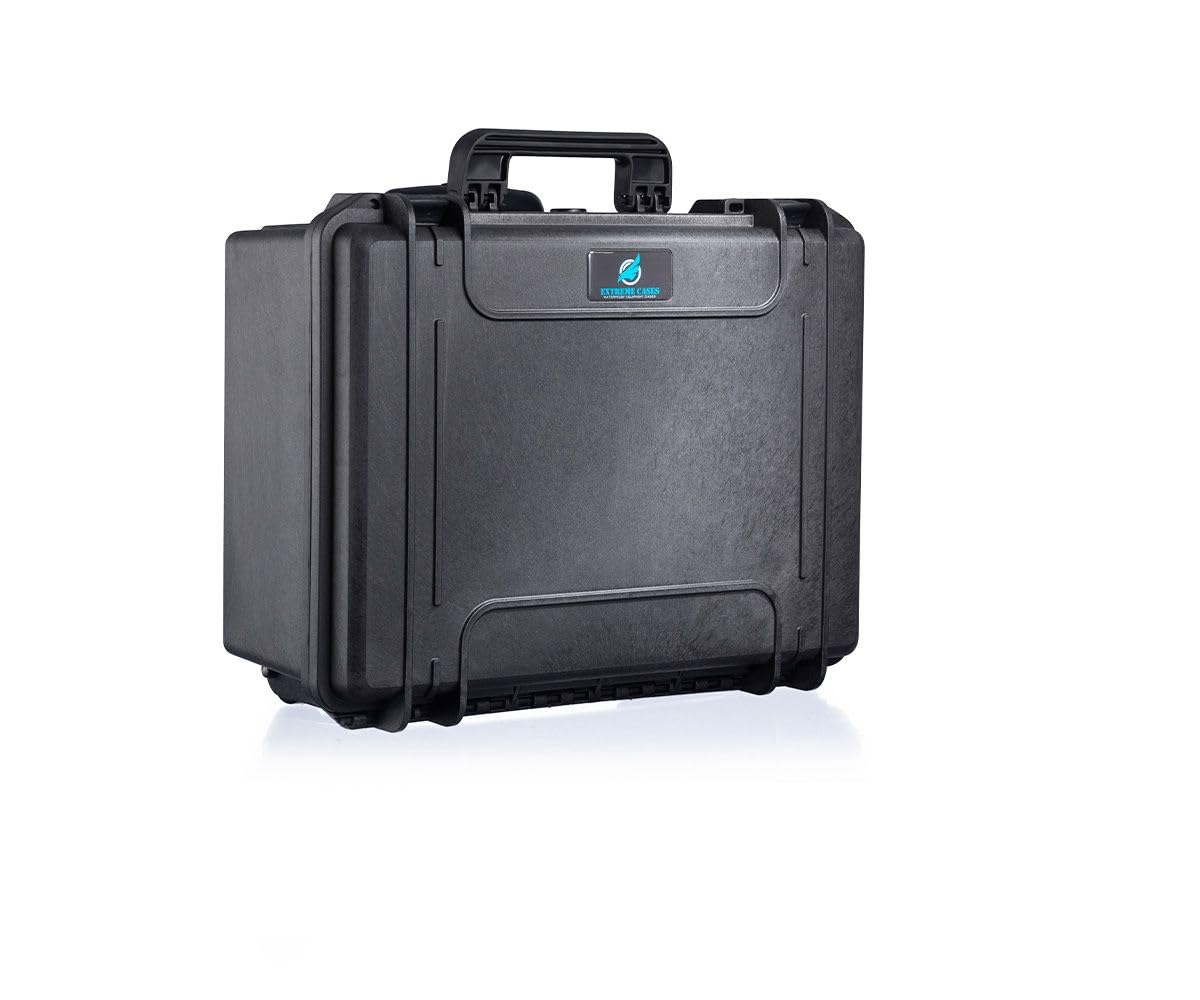 Extreme-465H220 - Valigetta protettiva IP67, impermeabile e antipolvere, leggera, rigida, per fotocamera, attrezzi e uso industriale, 46,5 x 33,5 x 22 cm, Nero , Classico